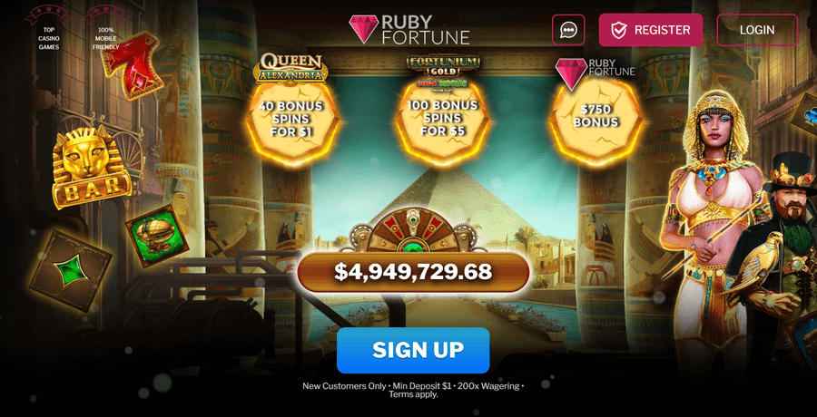 Top 10 Online Casinos: Ruby Fortune Casino Review