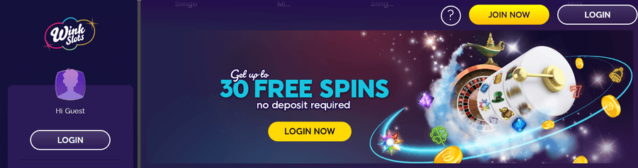 Wink Slots Casino No Deposit Bonus