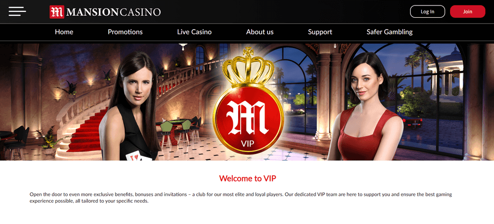 Mansion Casino VIP Casino