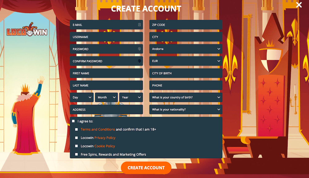 How To Create An Account at Locowin