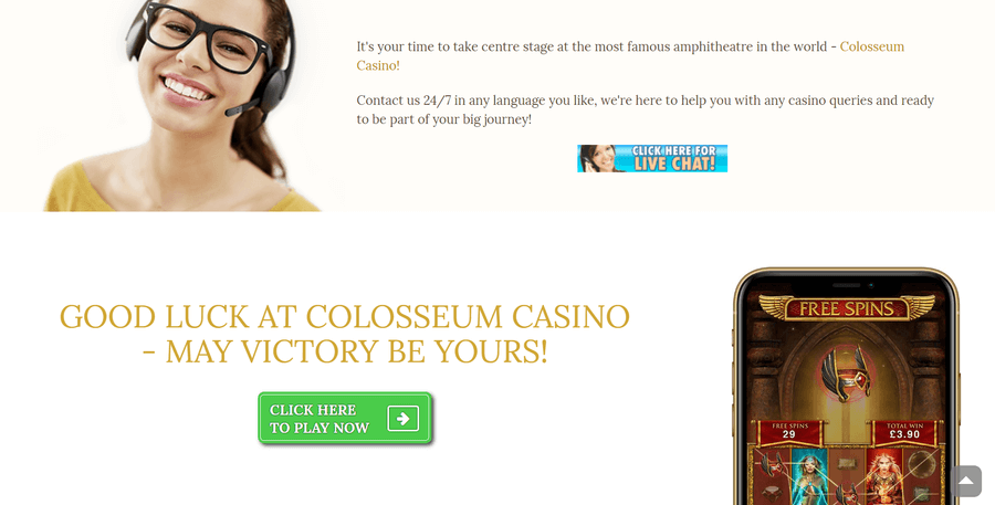 Colosseum Casino Customer Service
