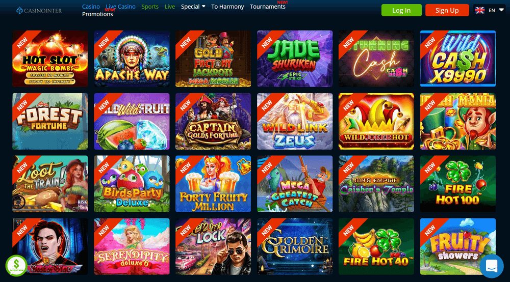 CasinoInter Casino Games