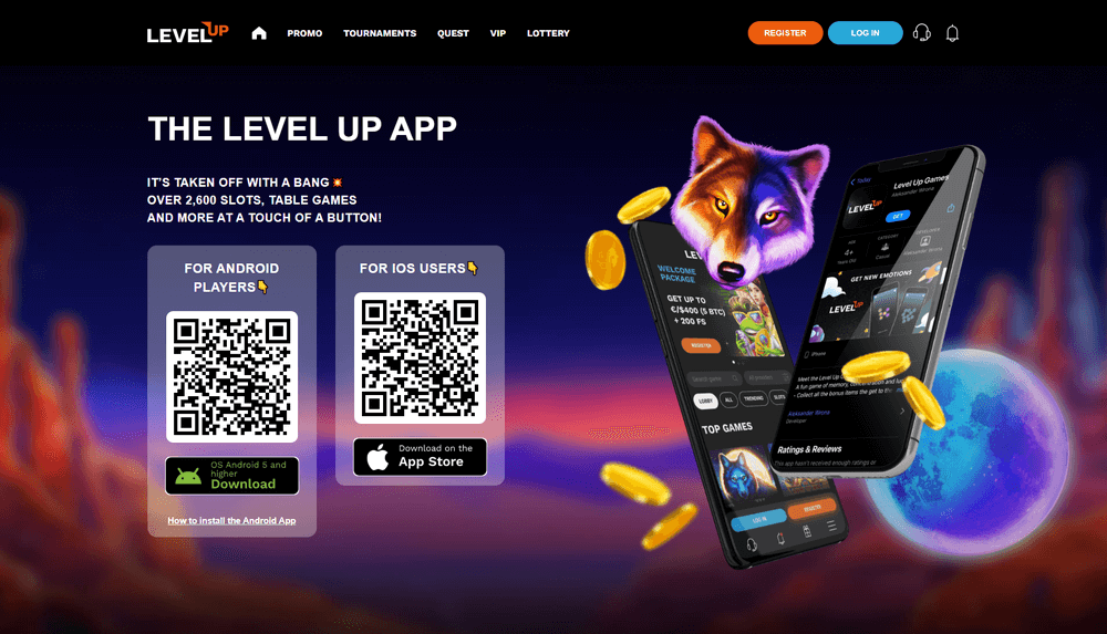 LevelUp Mobile Casino