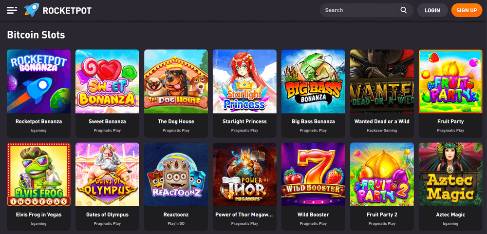 Rocketpot Casino Slots