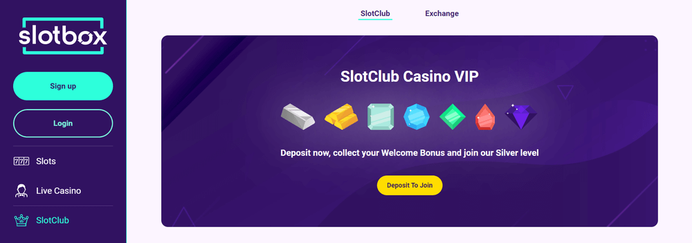 Slotbox VIP Casino