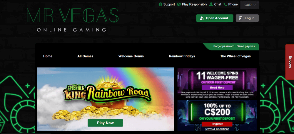 Mr Vegas Casino review