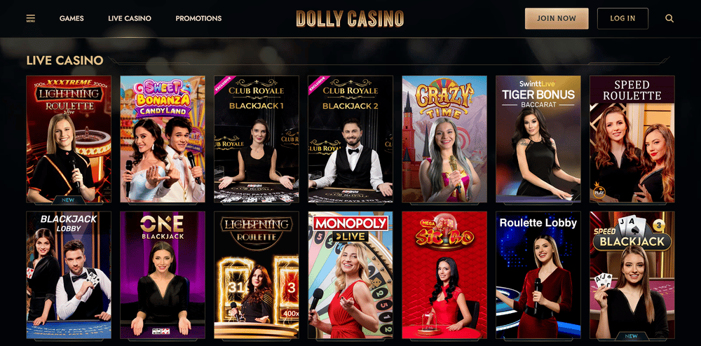 Dolly Casino Live Casino