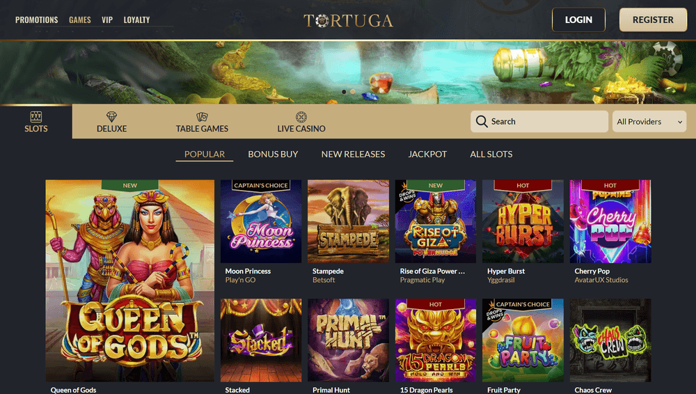 Tortuga Casino Slots