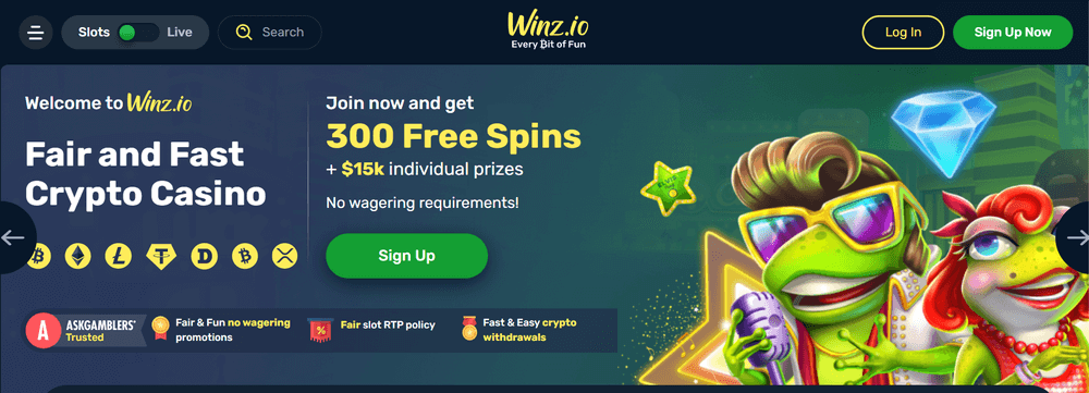 Winz.io Casino review