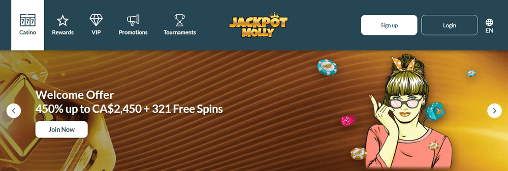 Jackpot Molly Casino review