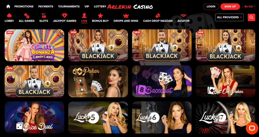 Arlekin Live Casino