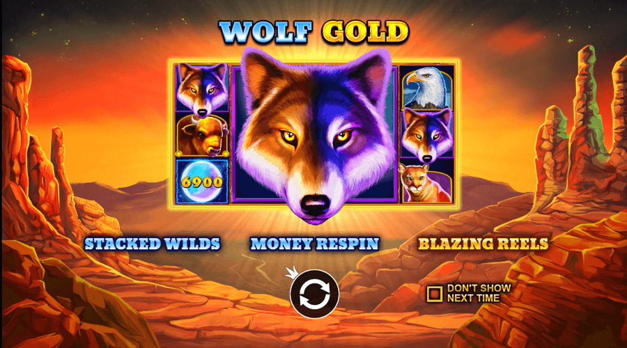 Wolf Gold Slot Graphics