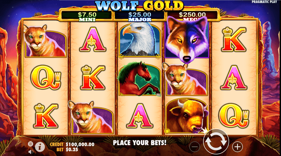 Wolf Gold Slot Play