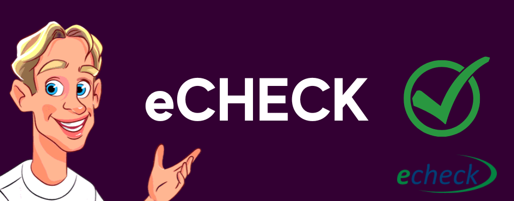 eCheck Banner