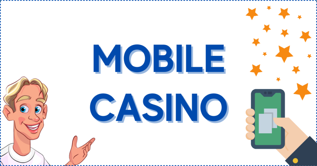 Image for the section Optimizing Your Experience with the Best Free Spins Bonuses for Mobile Devices. It shows the Casinoclaw mascot, a star and a smartphone.
