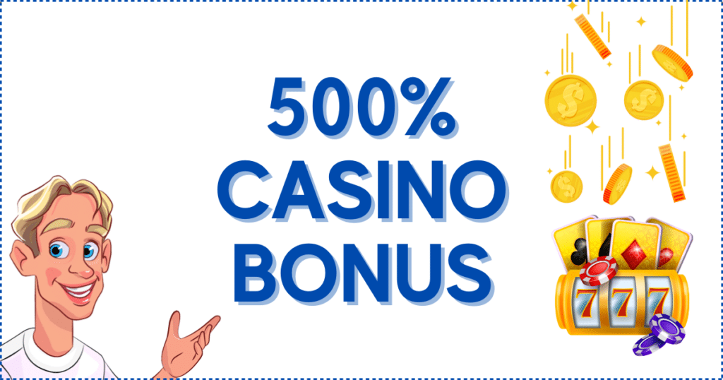 500% Casino Bonus Banner