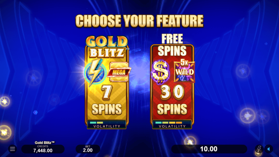 Gold Blitz Bonus Choice