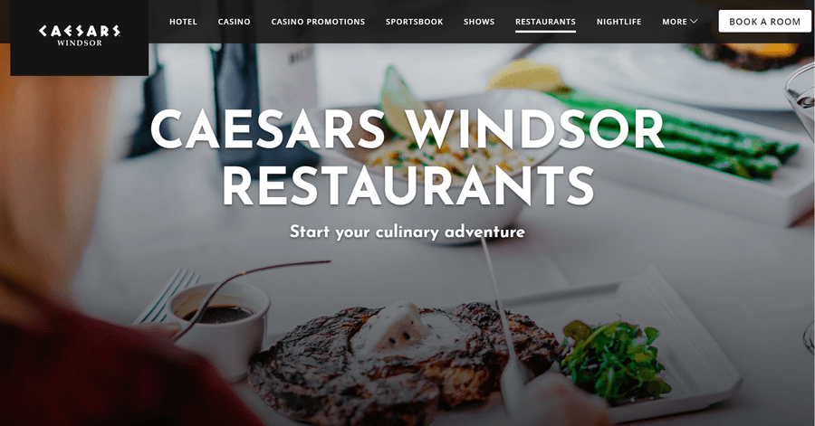 Caesars Windsor Dining Options