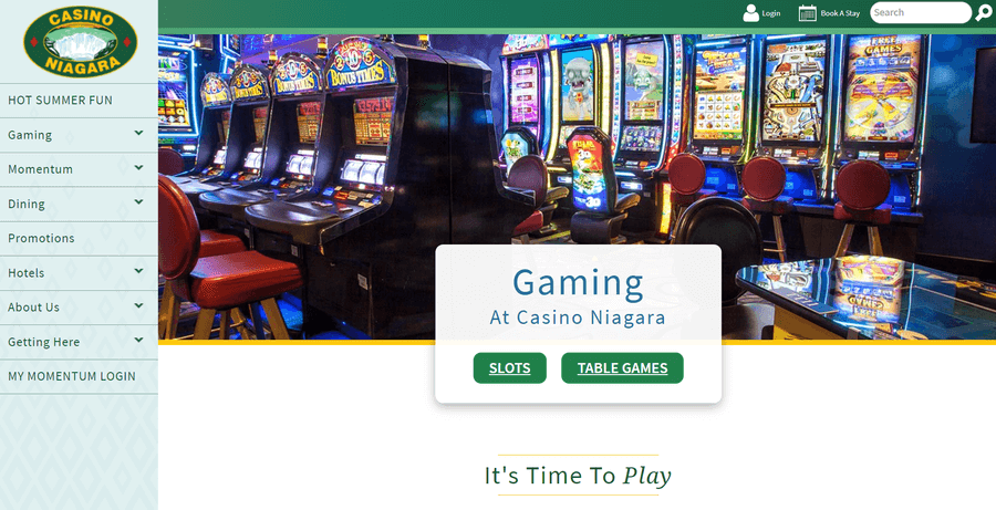 Casino Niagara Gaming Options