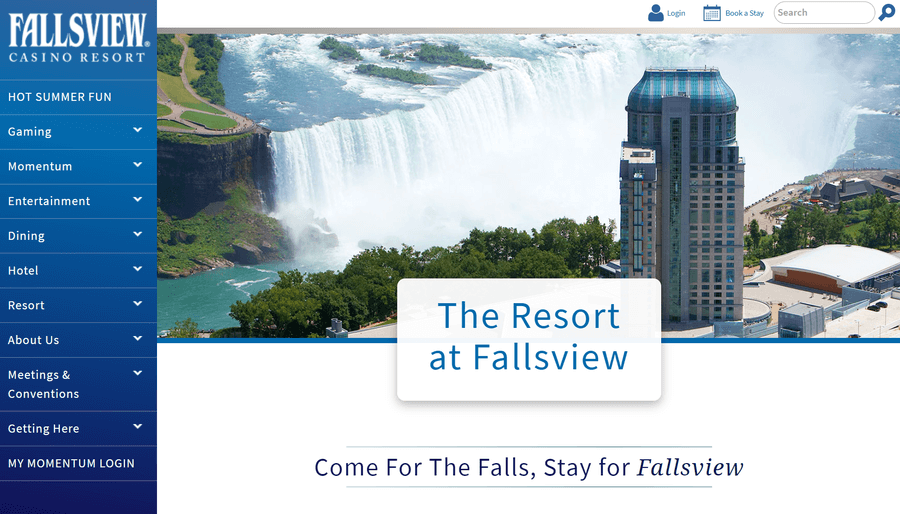 Fallsview Casino Recreation and Relaxation