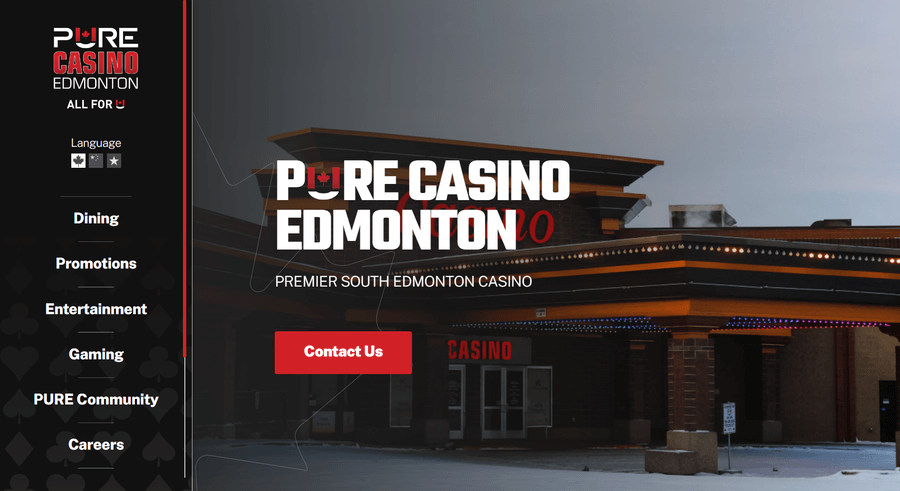 Pure Casino Edmonton Overview