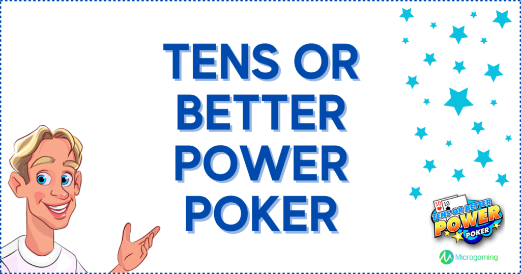 Tens or Better Power Poker Microgaming Banner