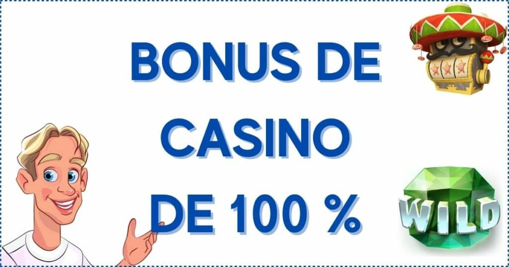 Bonus de casino de 100 % au Canada