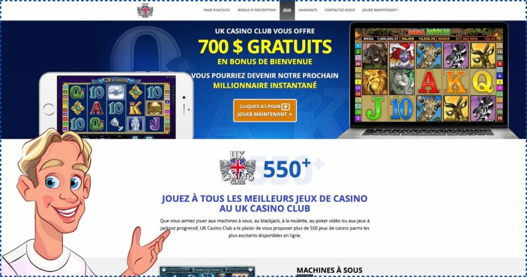 Jeux en ligne UK Casino Club