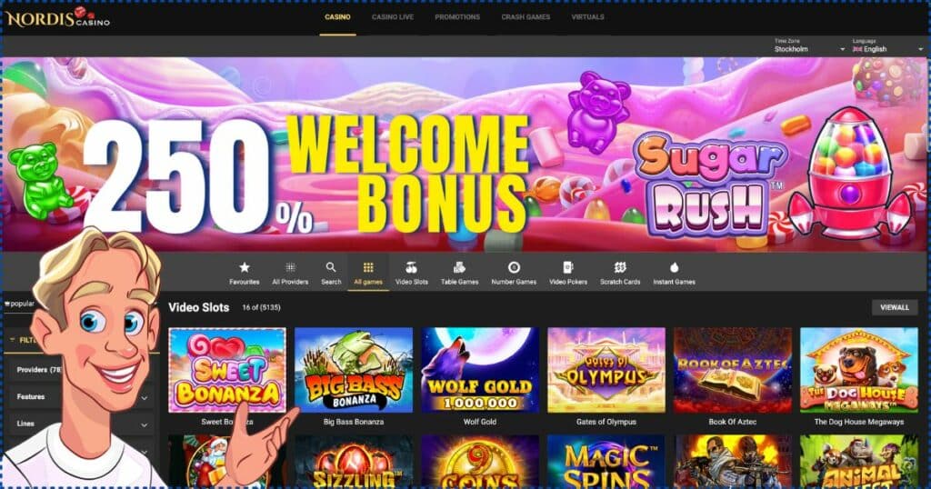 Nordis Casino Bonuses and Promotions