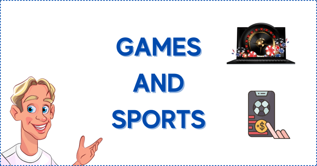 Image for the section Games and Sports at POLi Casinos.